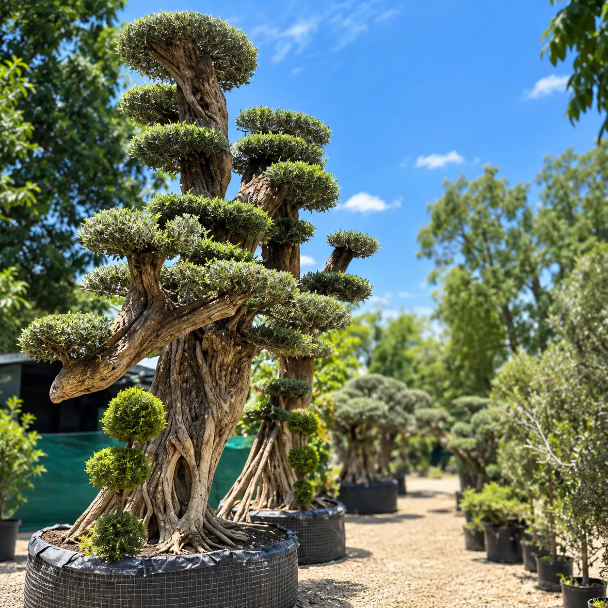 Bonsai trees collection